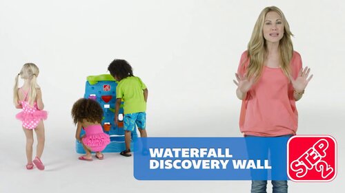 Step2 waterfall best sale discovery wall playset